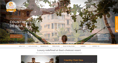 Desktop Screenshot of countryclubgoa.com
