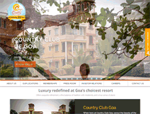 Tablet Screenshot of countryclubgoa.com